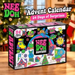 2026 NeeDoh Advent Calendar 3D PVC Fidget Christmas Countdown Calendar Surprise Box Stress Relief Toy New Year Holiday Adult Toy