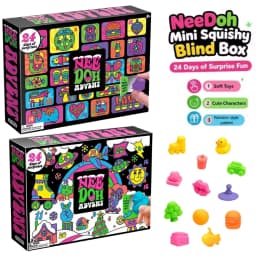 NeeDoh Advent Calendar Gift for Teens 24 Day 3D PVC Dolls Countdown Christmas 2026 New Year Surprise Squeeze Toys Party Gifts