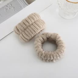 Women Makeup Coral Fleece Headband Wash Face Soft Hair Holder Elastic Top Knot Hairbands Girl Headwear Hair Accessories