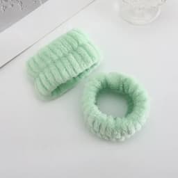 Women Makeup Coral Fleece Headband Wash Face Soft Hair Holder Elastic Top Knot Hairbands Girl Headwear Hair Accessories