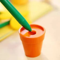 1 Pcs Lytwtw's Stationery Cute Kawaii Potted Plants Sunflower Ballpoint Pen Office School Supply Novel Creative Gift Funny