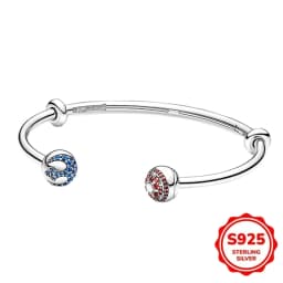 TOP Stars Warsries Yoda Mandalorian Helmet 925 Sterling Silver Charms Beads Fits Original Women's Bracelet DIY Jewelry Hot Gifts