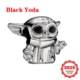 TOP Stars Warsries Yoda Mandalorian Helmet 925 Sterling Silver Charms Beads Fits Original Women's Bracelet DIY Jewelry Hot Gifts