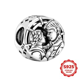 TOP Stars Warsries Yoda Mandalorian Helmet 925 Sterling Silver Charms Beads Fits Original Women's Bracelet DIY Jewelry Hot Gifts