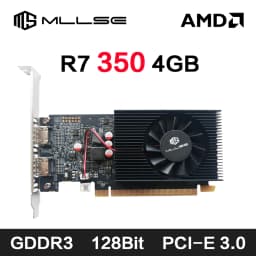 MLLSE AMD R7 350 4GB Graphics Card GDDR3 128Bit PCI-E 3.0 Geforce GPU R7 350 Gaming Video Card Placa De Video