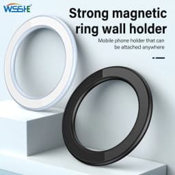 Magnetic Ring Holder For iPhone 14 13 12 Magnet Wall Mobile Phone Holder Magnetic Car Phone Stand for Magsafe Case iPad Tablet