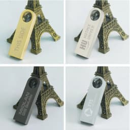 10PCS/lot USB Flash Drive 4GB 8GB 16GB Metal Pen Drive Pendrive 32GB 64GB Memory Stick 128GB Free Customized Gift USB 2.0 Sticks