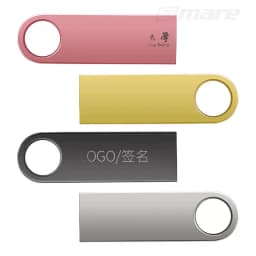 10PCS/lot USB Flash Drive 4GB 8GB 16GB Metal Pen Drive Pendrive 32GB 64GB Memory Stick 128GB Free Customized Gift USB 2.0 Sticks