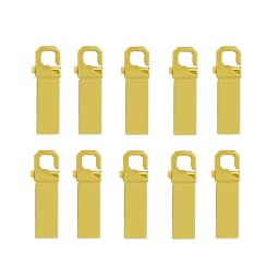 10PCS/lot USB Flash Drive 4GB 8GB 16GB Metal Pen Drive Pendrive 32GB 64GB Memory Stick 128GB Free Customized Gift USB 2.0 Sticks