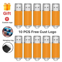 10/50/100PCS/lot Pen Drive 8GB 4GB 2GB 1GB USB Flash Drive 16GB Flash Disk 128MB 256MB 512MB Memory Flash Disk Free Custom Logo