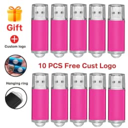 10/50/100PCS/lot Pen Drive 8GB 4GB 2GB 1GB USB Flash Drive 16GB Flash Disk 128MB 256MB 512MB Memory Flash Disk Free Custom Logo