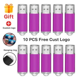 10/50/100PCS/lot Pen Drive 8GB 4GB 2GB 1GB USB Flash Drive 16GB Flash Disk 128MB 256MB 512MB Memory Flash Disk Free Custom Logo