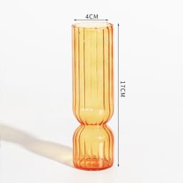 Nordic Glass Vase Small Glass Vases Flower Arrangement Home Decoration Accessories Modern Living Room Glass Ornament