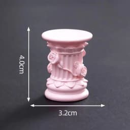 Indoor Home Dinning Room Garden Scenery Decor Roman Pillar Greek Column Statue Pedestal Candlestick Stand Figurine Sculpture