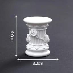 Indoor Home Dinning Room Garden Scenery Decor Roman Pillar Greek Column Statue Pedestal Candlestick Stand Figurine Sculpture