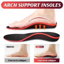 【Xxin】Arch Support Shoe Insoles Flat Foot Correction Pad Cushion Insert Orthopedic Heel Cup Memory Foam Size35-49