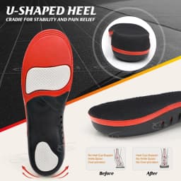 【Xxin】Arch Support Shoe Insoles Flat Foot Correction Pad Cushion Insert Orthopedic Heel Cup Memory Foam Size35-49
