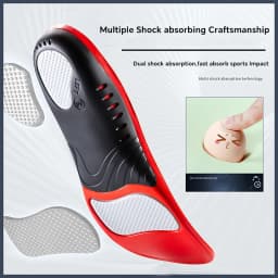 220+lbs Heavy Duty Orthopedic Arch Support Insole for Men Women Shock Absorption for Flat Feet Standing All Day Insole