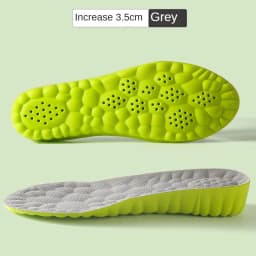 4D Cloud Sport Insoles PU Air Cushion Breathable Shock Absorption Height Increase Shoe Insoles for Men Women Run Walk Sneakers