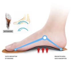 Leather Orthotic Insole For Flat Feet Arch Support Orthopedic PU Leather Insole For Men Women O/X Leg Corrected Insoles