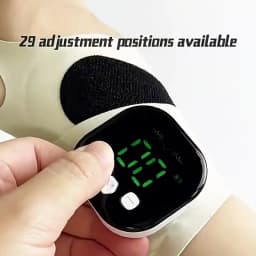 Electric Wrist Massager 5 Levels Compress 3 Levels Vibration Massage Wrist Guard Band Carpal Tunnel