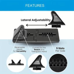 Fully Adjustable Psoas Muscle Release Tool for Hip Flexor Glute Iliacus Neck & Back Pain Relief Trigger Point Myofascial Release