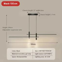 LED Pendant Light Smart Remote Control Adjustable Color Temperature Brightness Living Room Restaurant Hanging Lamp Home Light