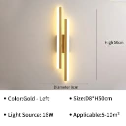 Modern LED Wall Lamp for Bedroom Living Room Bedside Hallway Indoor Ambient Lighting Decorative Home Fixture