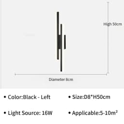 Modern LED Wall Lamp for Bedroom Living Room Bedside Hallway Indoor Ambient Lighting Decorative Home Fixture