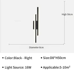 Modern LED Wall Lamp for Bedroom Living Room Bedside Hallway Indoor Ambient Lighting Decorative Home Fixture