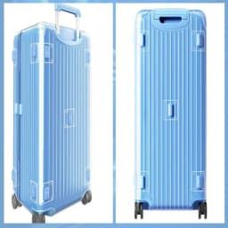 Luggage Covers For Rimowa Essential Trunk Plus 33inch Suitcase Protector with Zipper Thicken PVC Cover Travel Accessories