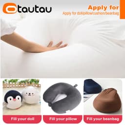 OTAUTAU 150/180/210/240L EPS Ball Filler for 2/3ft Beanbag Pouf 1-3-5mm Polyester Pillow Cushion Bean Bag Chair Snow Scene TL001