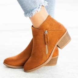 Womens Autumn New Imitation Suede Waterproof Short Boots 2025 Daily Home Office Shopping Shallow Mouth Comfortable Women's Boots