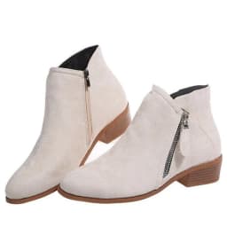 Womens Autumn New Imitation Suede Waterproof Short Boots 2025 Daily Home Office Shopping Shallow Mouth Comfortable Women's Boots
