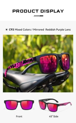 2026 KDEAM Brand Square Men Polarized Sunglasses Male Sports Photochromic Sun Glasses For Driving Fishing Fashion Women Shades
