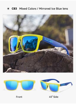 2026 KDEAM Brand Square Men Polarized Sunglasses Male Sports Photochromic Sun Glasses For Driving Fishing Fashion Women Shades