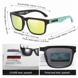 2026 KDEAM Brand Square Men Polarized Sunglasses Male Sports Photochromic Sun Glasses For Driving Fishing Fashion Women Shades