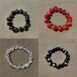 Colorful Acrylic Dice Beads Stretch Bracelets Funny Game Lucky Dice Bracelets Women Fashion Jewerly