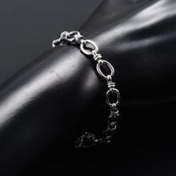 6.5mm Punk Handmade Stainless Steel Bracelet Link Oval Chain for Women Men Rock Boy Hand Chain Wristband Anklets Metal Jewelry