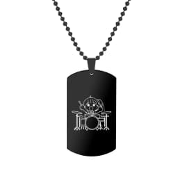 Anime BOCCHI THE ROCK! Necklace Gotou Hitori Ijichi Nijika Yamada Ryo Cosplay Prop Guitar Pick Pendant Accessories Xmas Gift