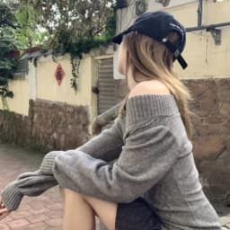 Fashion Vintage V-neck Knitted Tops Women Early Autumn New Sweaters Pullover Slim Long Sleeve Pullovers Sexy Hotsweet Sweaters