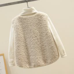Lamb Wool Vest Women's Cropped 2025 Autumn/Winter New Style Korean Version Fur Integrated Horse Clip Granule Plush Shoulder Vest