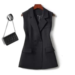 Korean Autumn 2025 New Fashion Vest Women Casual Loose Sleeveless High-end Blazer Waistcoat Coats Ladies Tops Outwear Female