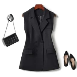 Korean Autumn 2025 New Fashion Vest Women Casual Loose Sleeveless High-end Blazer Waistcoat Coats Ladies Tops Outwear Female