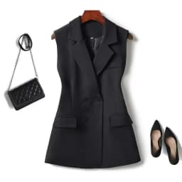 Korean Autumn 2025 New Fashion Vest Women Casual Loose Sleeveless High-end Blazer Waistcoat Coats Ladies Tops Outwear Female