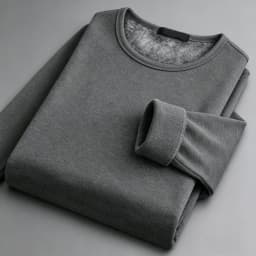 CHUANGERM Men'S Round Neck Fashion Long‑Sleeved Thermal Underwer 2026 Winter Male Warm Tops
