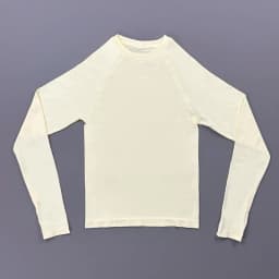 Women Long Sleeve Yoga Top Crew Neck Raglan Thumb Hole Slim Fit Cropped Workout Shirt Seamless Breathable Sports Running Gym Top