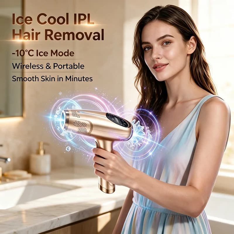 Permanent Women's Electric Epilators Choice Female Facial IPL Laser  Remover Electric Shaver Epilator for Women Laser Epilator