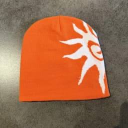 Fashion American Style High Quality Streetwear Graphic Print Beanie Winter Keep Warm Skullcap 100%Cotton Beanie Unisex