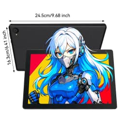 BUFO C11 10.1 Inch Android 15 Tablet PC 20GB(3+17) RAM 64GB ROM Octa Core Processor 1280*800 HD LCD Screen 5000mAh Battery 5MP+8MP Dual Camera Expandable 1TB TF Card Tablet